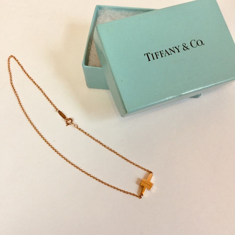 Tiffany & Co T Two Bracelet 18K Pink Gold - Picture 4 of 8